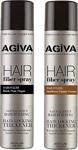 Agiva Dolgunlaştırıcı Hair Fiber Spray Siyah-Kahverengi Set