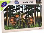 Ahşap Eğitici Puzzle Asker Seti