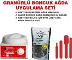 Ahşap Vi-Vet Ağda Makinesi Siyah İnci Boncuk Ağda Granüllü El Ağdası Spatula Seti Hediyeli