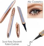 Ai̇ly Cosmeti̇cs Lüks Diamond Model Kalem Eyeliner & Diamond Liquid Waterproof Eyeliner