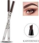 Ai̇ly Cosmeti̇cs Microblading Etkili Kalıcı Kaş Kalemi Ucu Tırtıklı Kahverengi