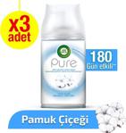 Air Wick Freshmatic Yedek Pamuk Çiçeği 250 ml 3'lü Oda Kokusu