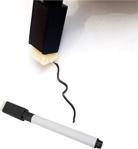 Airbar 10 Adet Silgili Akıllı Beyaz Tahta Kalemi - Silinebilir Siyah Renk Tahta Kalemi