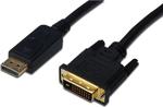 Ak-340306-020-S Displayport Dp - Dvi Kablosu, Dp Erkek - Dvi 24+1 Erkek, 2 Metre, Dp 1.1 Uyumlu, Awg