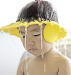 Aksesuarrhane Bebek Banyo Şapkası Siperi Sarı Renk