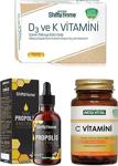 Aksu Vital Sıvı Propolis C Vitamini 1250 Mg Tablet D Vitamini Tablet