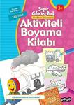 Aktiviteli Boyama Kitabı Taşıtlar Mor 5+