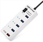 Alfais 4370 4 Port Usb 3.0 Hub Çoğaltıcı Çoklayıcı Çoklu Switch