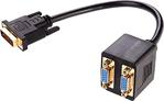 Alfais 4972 Dvi To 2X Vga Çevirici Çoklayıcı Splitter Kablosu