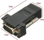 Alfais 5059 Rj45 Vga Ekleme Ek 30 Metre Uzatıcı Cat5/6 Monitör Extender (2 Adet)