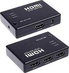 Alfais Al-4678 3 Port Hdmi Switch Çoklayıcı Çoğaltıcı Kumandalı