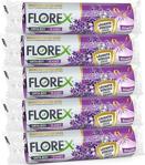 Alflorex Florex Büzgülü Lavanta Kokulu Orta Boy Çöp Torbası 55X60 Cm 5 Rulo