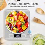 All Avcill 5 Kg Dijital Hassas Mutfak Terazisi Elektronik Terazi Tartı 5000 Gr Tartım 1 Gr Hassasiyet