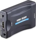 Ally 1080P Scart Hdmi Dönüştürücü Ses Video Adaptörü Si̇yah