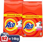 Alo Beyaz-Renkli 7 kg 2'li Paket Beyazlar ve Renkliler için Toz Çamaşır Deterjanı