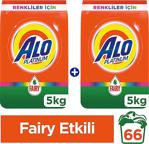 Alo Platinum Fairy Etkili 5 Kg 2'Li Paket Renkliler İçin Toz Çamaşır Deterjanı
