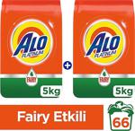 Alo Platinum Fairy Etkili 5 Kg 2'Li Paket Toz Çamaşır Deterjanı