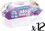 Alobaby Alo Baby Islak Havlu 90Lı X12 Adet Sümbül