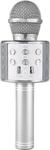 Alpcollection Orijinal Karaoke Bluetooth Mikrofon Ws-858 Usb Ses Değiştirme Gümüş