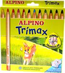 Alpino Trimax Jumbo 12 Renk Kuru Boya