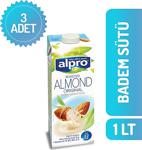 Alpro 1 Lt 3'Lü Paket Badem Sütü