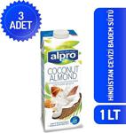 Alpro 1 Lt 3'Lü Paket Hindistan Cevizi Badem Sütü