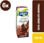 Alpro Çikolatalı 250 Ml 6'Lı Paket Soya Sütü