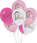 Altın Bride To Be Baskılı Rengarenk Lateks Balon 10'Lu