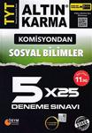 Altın Karma Yayınları Tyt Sosyal Bilimler Komüsyon Denemeleri (5x25)2020