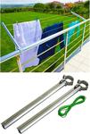 Aluminyum Balkon Çamaşır Askısı Çamaşırlık Kurutmalık Küpeşte 50