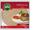 Aly 10'Lu Paket Tam Buğdaylı Tortilla Lavaş 25 Cm 650 Gr