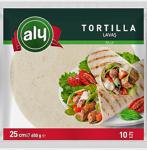 Aly Sade Tortilla Lavaş 25 Cm 10'Lu Paket 650 Gr