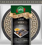 Aly Siyah Tortilla Lavaş 25 Cm 6'Lı Paket 420 Gr