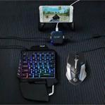 Amix 3 In 1 Pubg Mobil Oyuncu Klavye Mouse Seti Telefon Stantlı Bluetooth Bağlantılı