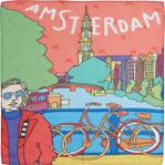 Amsterdam Desenli Bandana