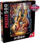Anatolian 500 Parça Gitar Ve Keman Puzzle