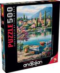 Anatolian Gölde Akşamüstü 500 Parça Puzzle (Village Lake Afternoon)