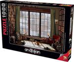 Anatolian Pencere Kedileri / Window Cats 1000 Parça Puzzle /