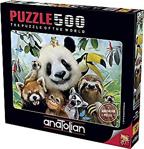 Anatolian Puzzle 3596 Anatolian Hayvanat Bahçesi Selfie / 500 Parça Puzzle - Renkli