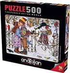 Anatolian Puzzle 3607 Anatolian Ilk Öpücük / 500 Parça Puzzle