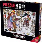 Anatolian Puzzle - İlk Öpücük / 500 Parça, #3607