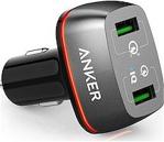 Anker PowerDrive+ 2 42W QuickCharge 3.0 Hızlı Araç Şarj Cihazı