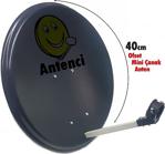 Antenci 40Cm Mini Çanak Anten - Kargo Ücretsiz