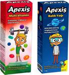 Apexis Balık Yağı Portakallı Şurup Ve Multivitamin Çilekli Şurup