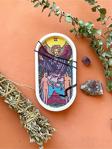 Apollon Candle Aşıklar Tarot Kartı Dekoratif Tabak