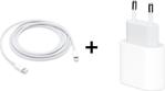 Apple 20 W Usb-C Güç Adaptörü-Mhje3Tu.A + Usb-C To Lightning Cable 2 M-Mqgh2Zm.A