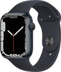 Apple Watch Series 7 Gps 45 Mm Gece Yarısı Alüminyum Kasa Ve Spor Kordon Akıllı Saat