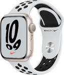 Apple Watch Series 7 Nike Gps 41 Mm Yıldız Işığı Yıldız Işığı Alüminyum Kasa Ve Nike Spor Kordon Akıllı Saat