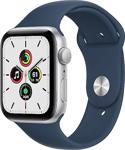 Apple Watch Series Se Gps, 44Mm Gümüş Rengi Alüminyum Kasa Ve Spor Kordon