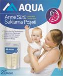 Aqua 25'Li Anne Sütü Saklama Poşeti